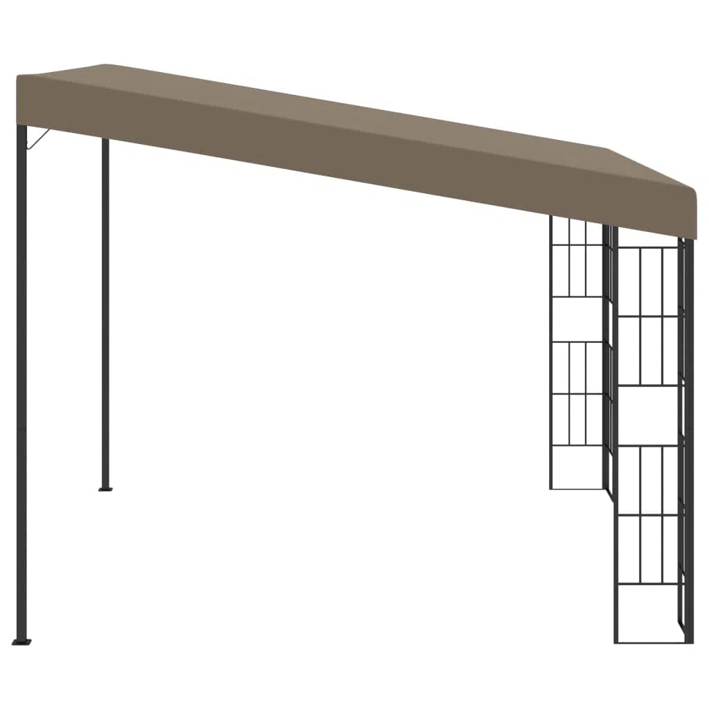 Altana ścienna szara taupe 3x3 m