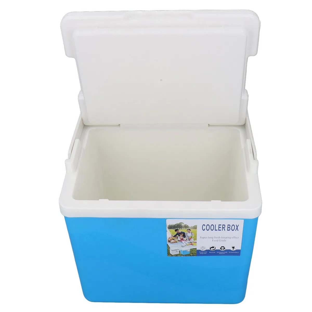 Lodówka 10L, Bardzo Wydajna, Izolowana EPS, z Uchwytem, ​​Camping, Piknik, Wędkarstwo (BLUE)