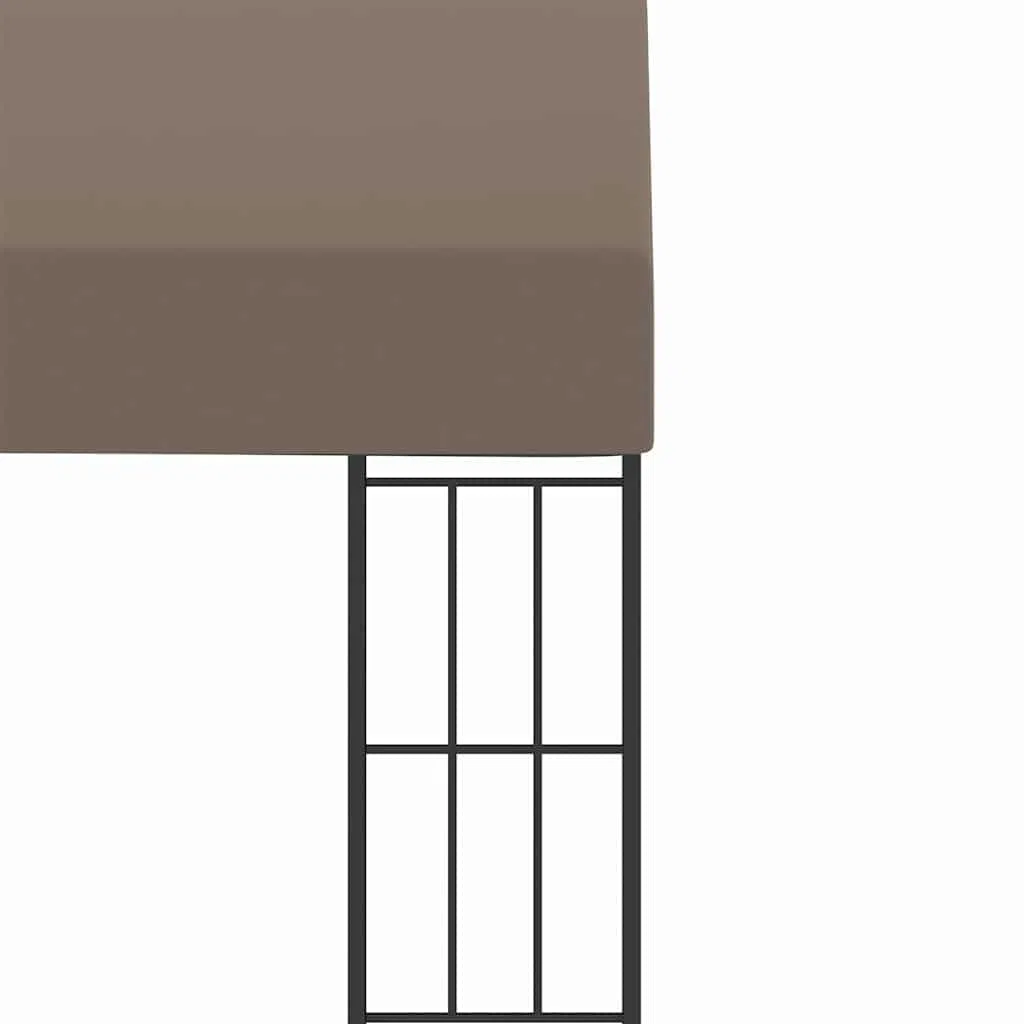 Altana ścienna szara taupe 3x3 m