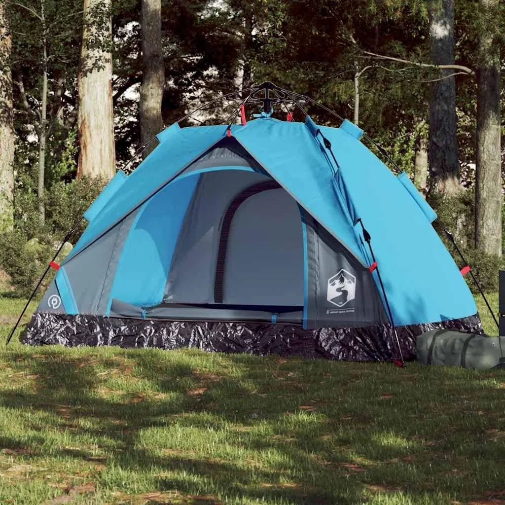 Namiot kempingowy kopułowy dla osób, zielony, z systemem Quick-Release, wodoszczelny namiot outdoorowy na wędrówki, trekking, festiwal, lekki, oddychający igloo z moskitierą i przedsionkiem
